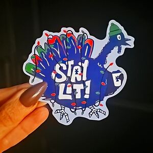 1 Limited Edition Dutch Bros Thanksgiving " Stay Lit "  Sticker.  NWT ✨️